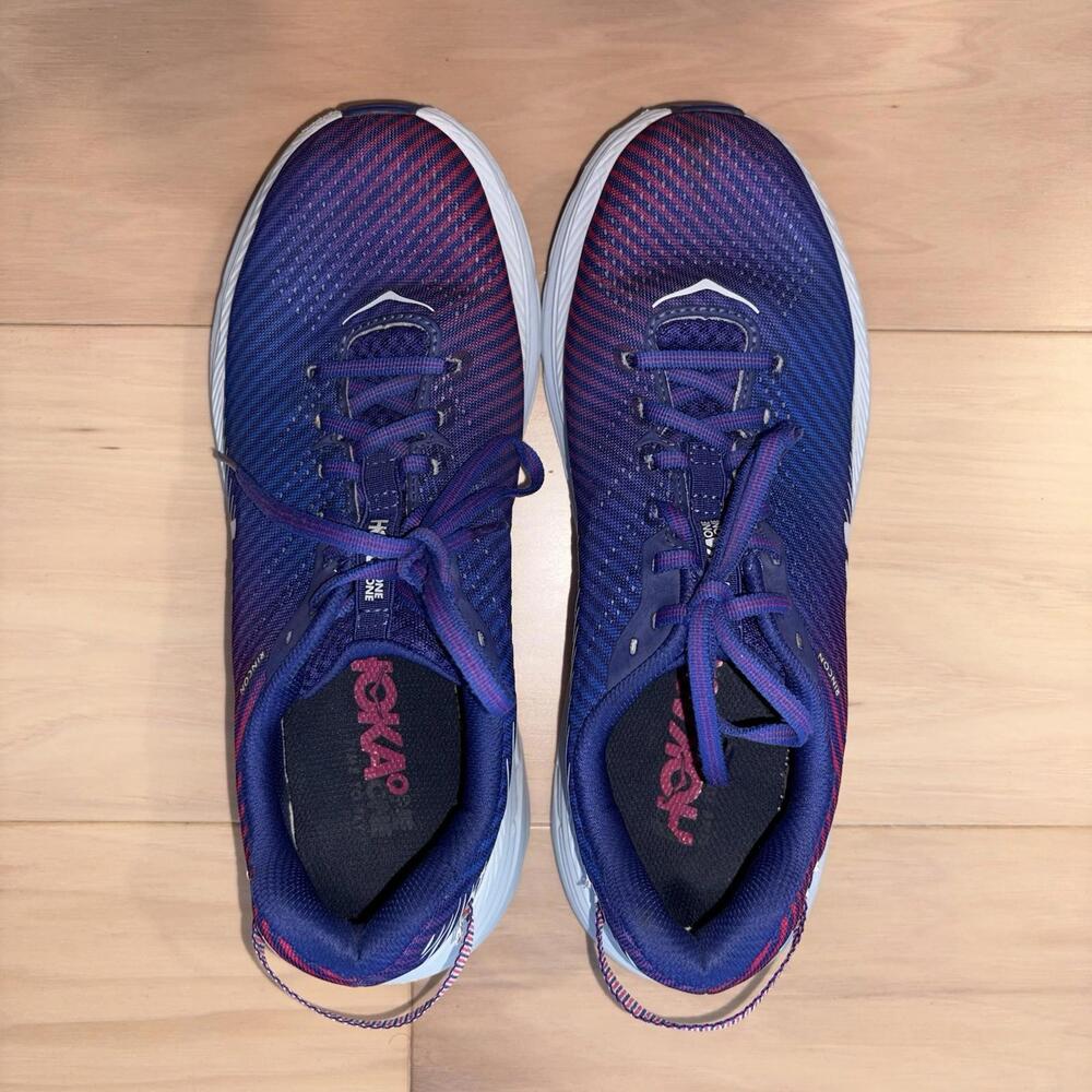 Hoka One One Rincon 2 Running Shoes Clematis Blue/Arctic Ice Women's Size 9.5 - Picture 4 of 8